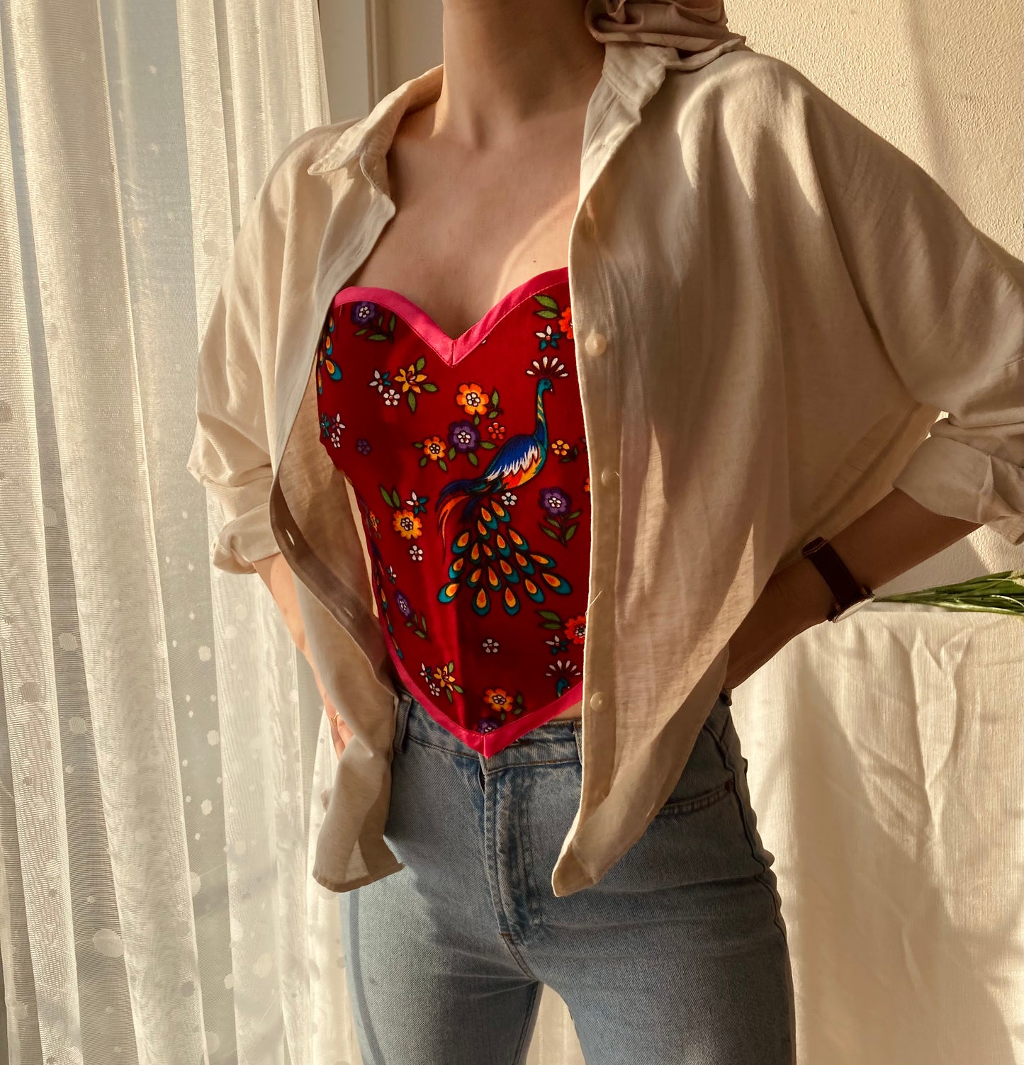 Heart Shaped Ethnic Top
