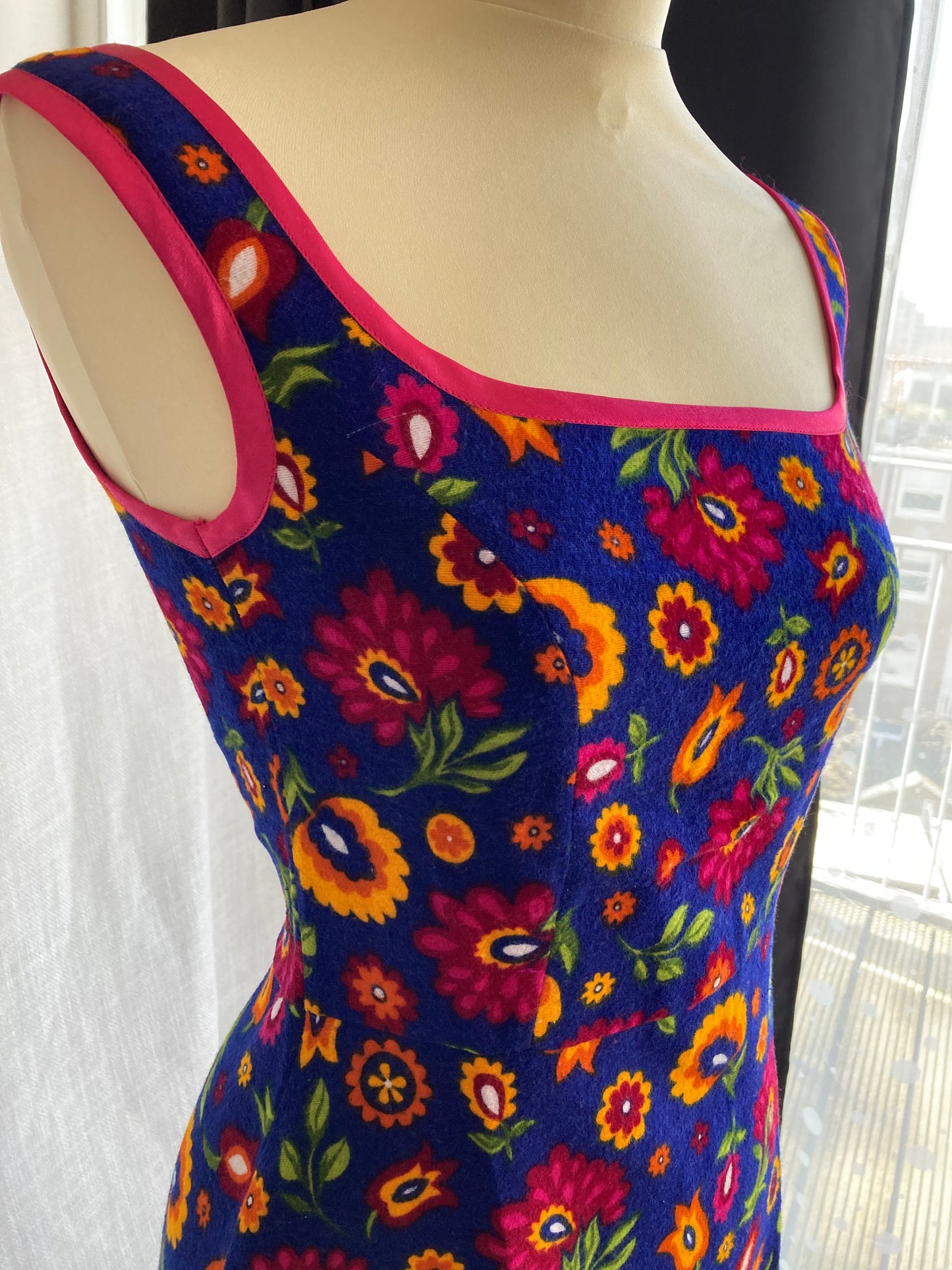 Blue Floral Dress