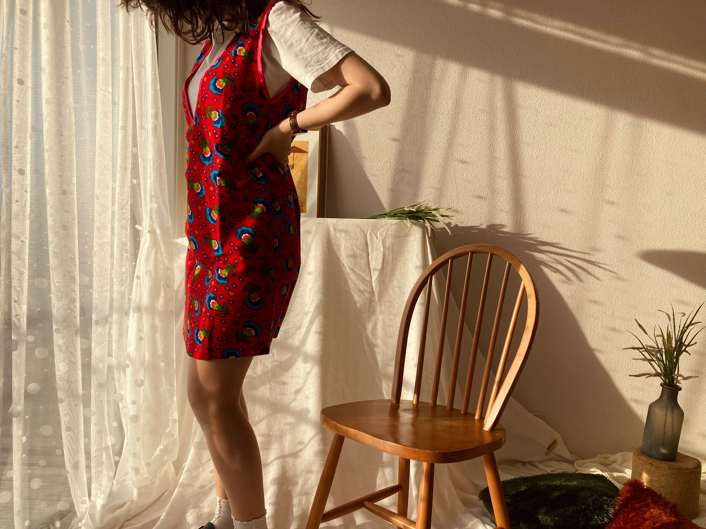 Retro Red Salopette