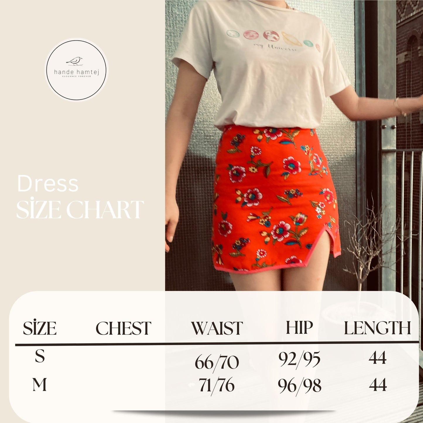 Mini Skirt Size Chart