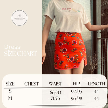 Mini Skirt Size Chart