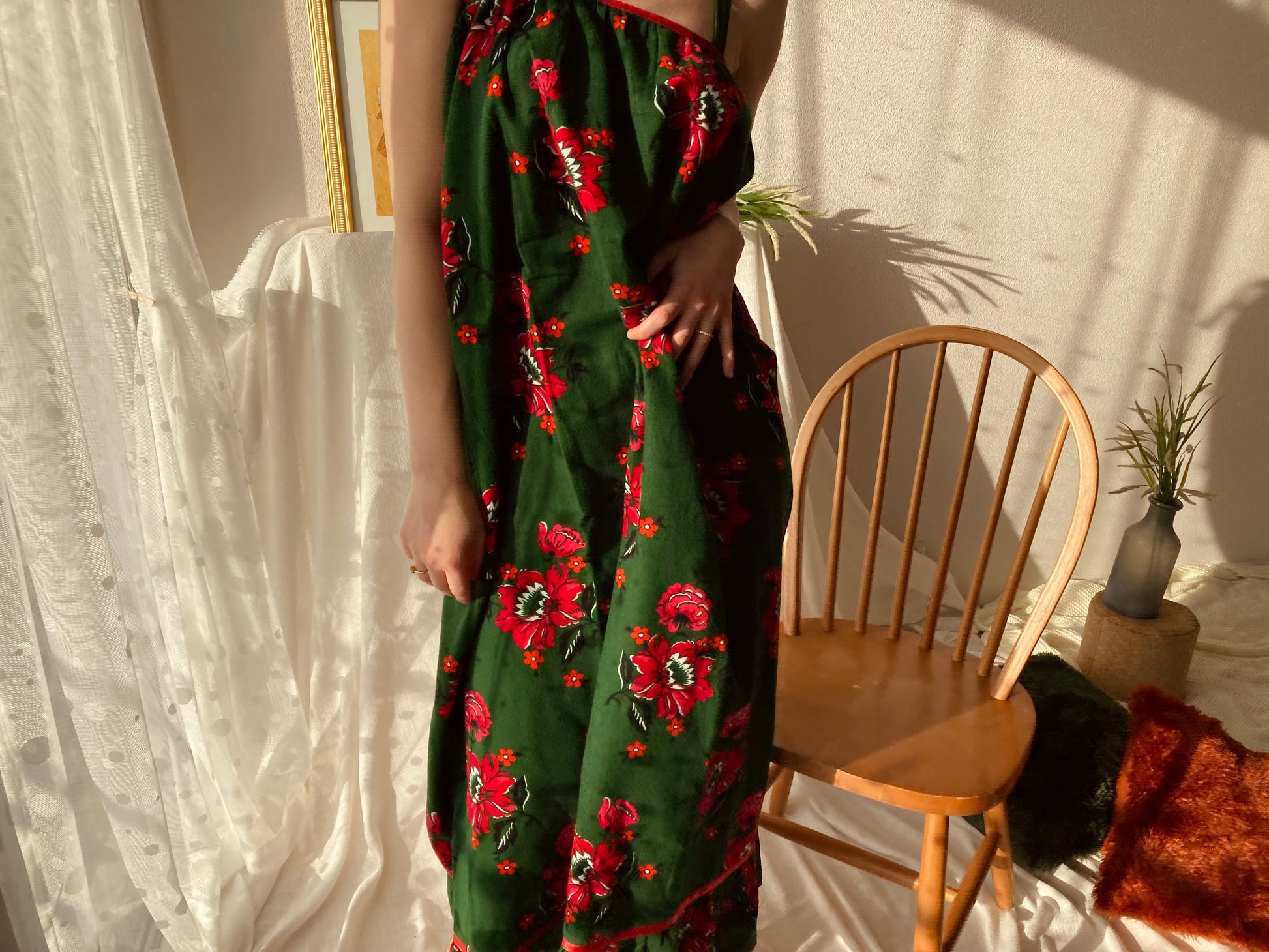 Bohemian Dress with Flowers