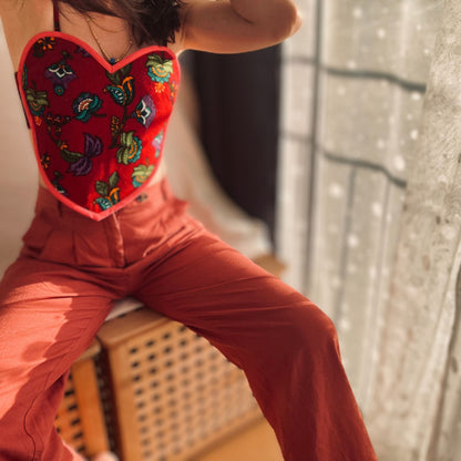 Heart Shaped Red Top