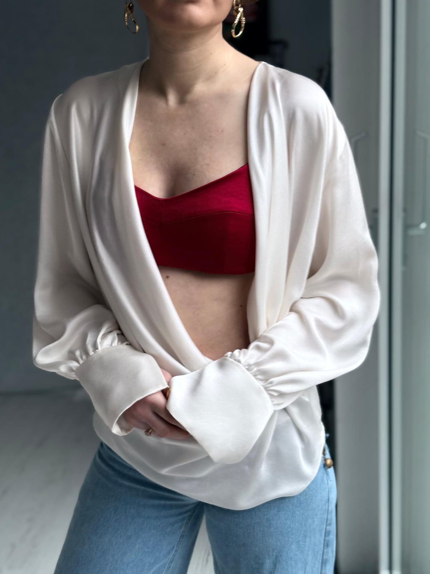 Ivory Whisper Blouse