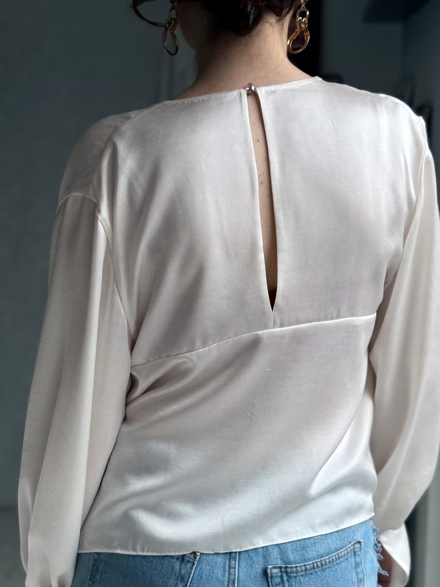 Ivory Whisper Blouse