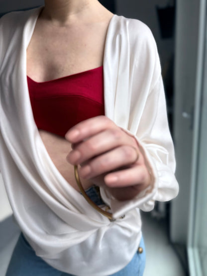 Ivory Whisper Blouse
