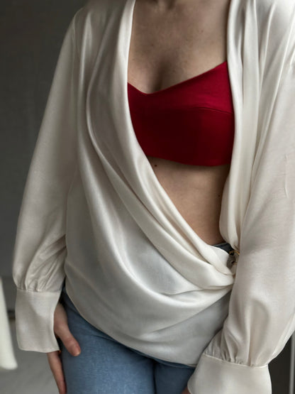 Ivory Whisper Blouse
