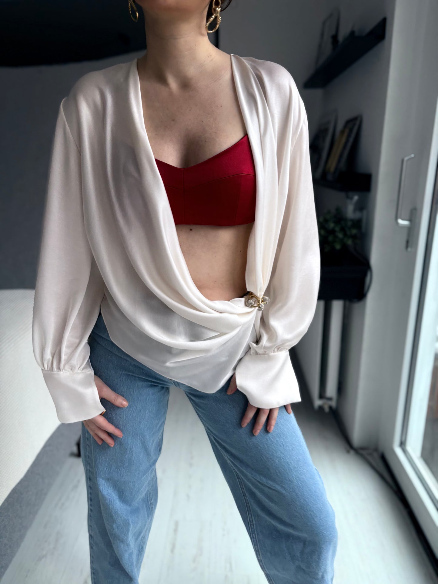 Ivory Whisper Blouse