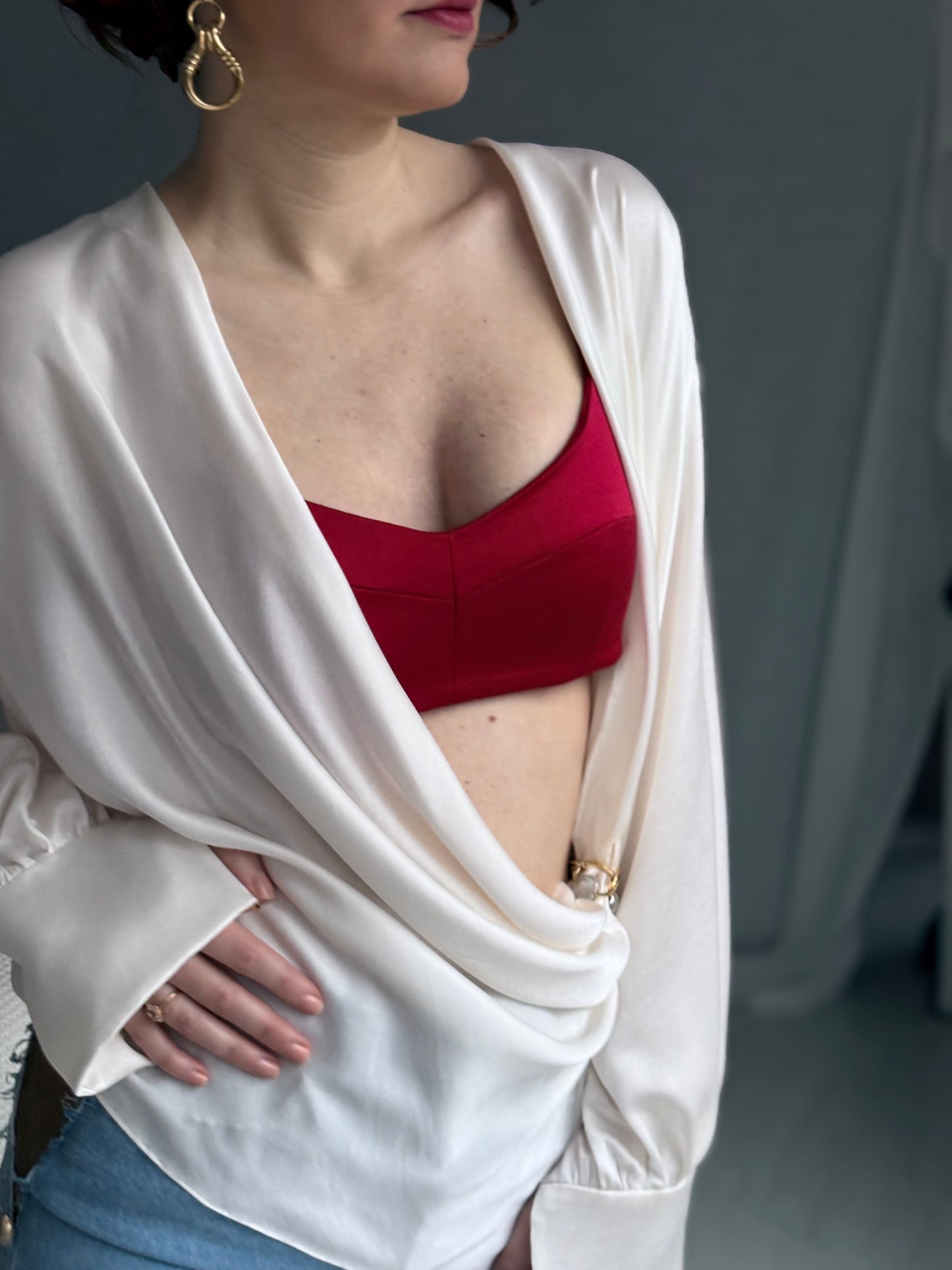 Ivory Whisper Blouse