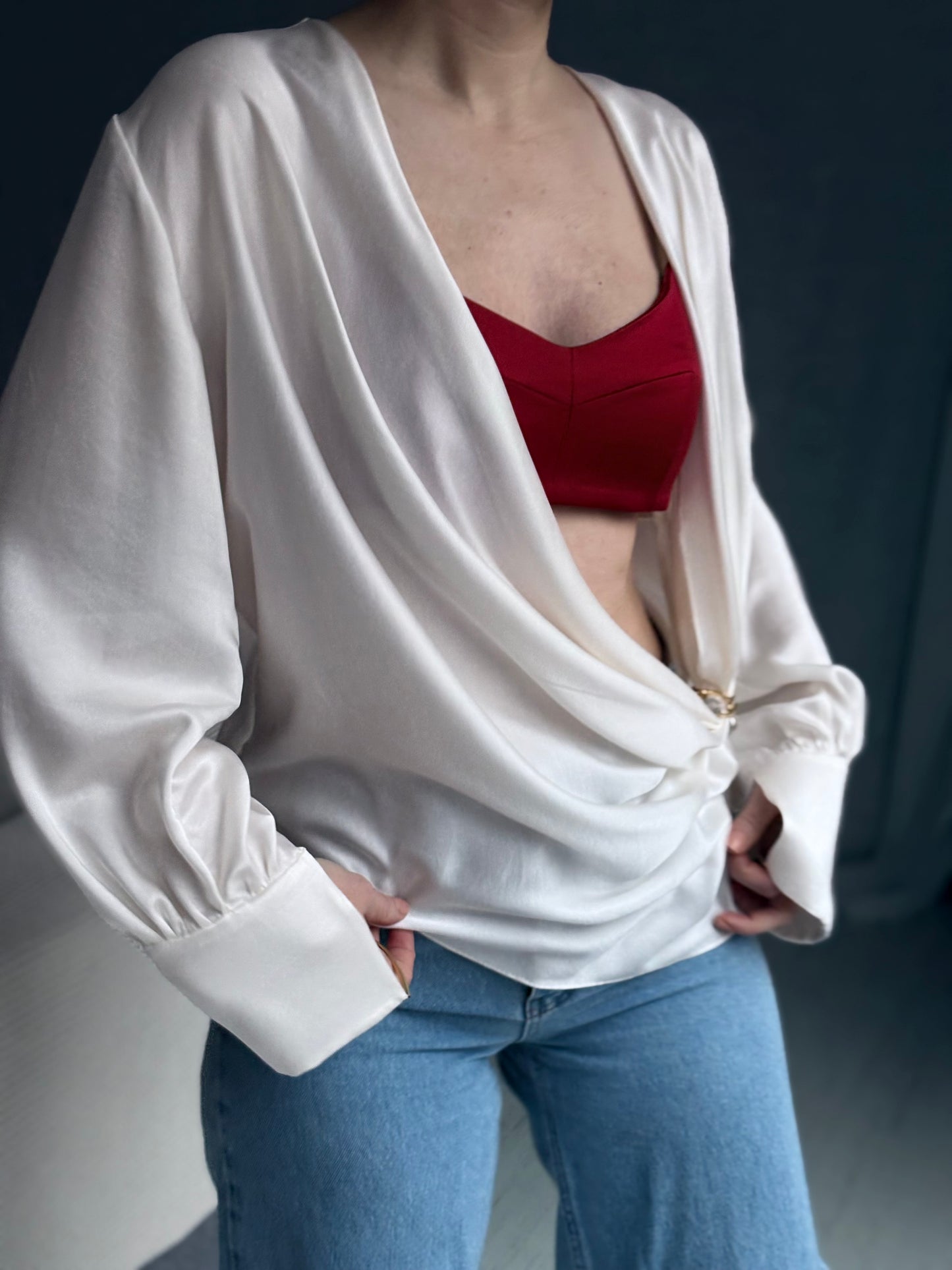 Ivory Whisper Blouse