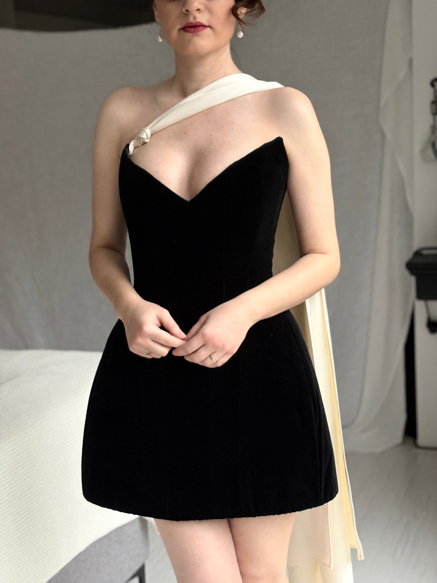 The Silent Noir Dress