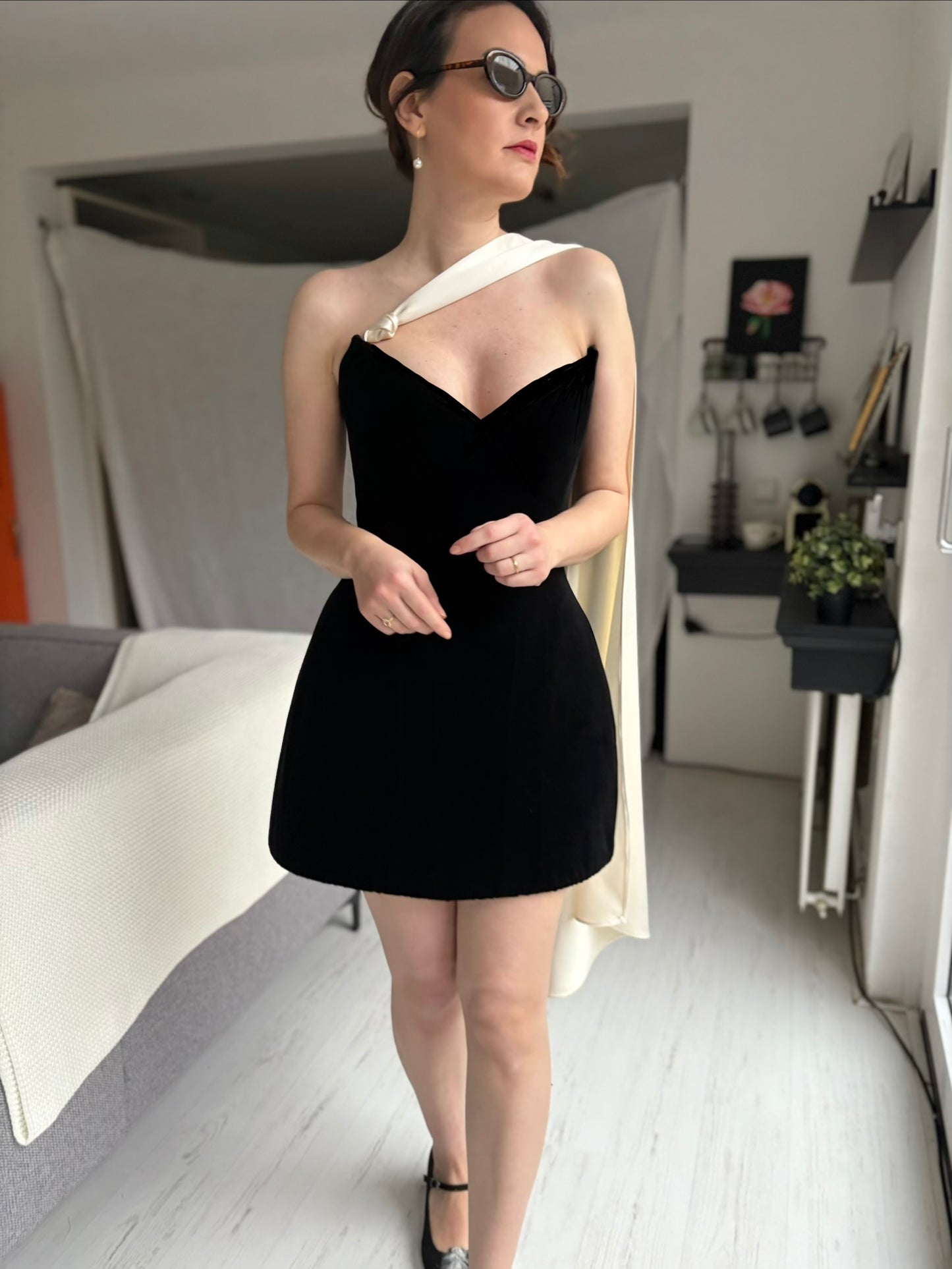The Silent Noir Dress