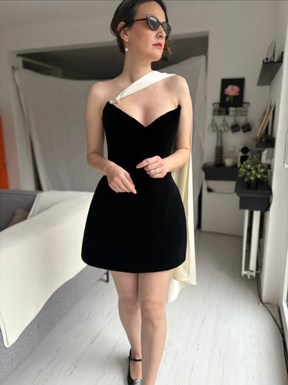 The Silent Noir Dress
