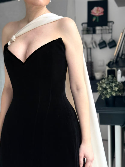 The Silent Noir Dress