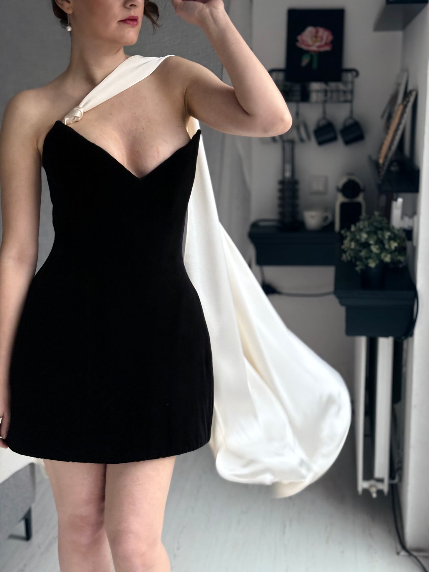 The Silent Noir Dress