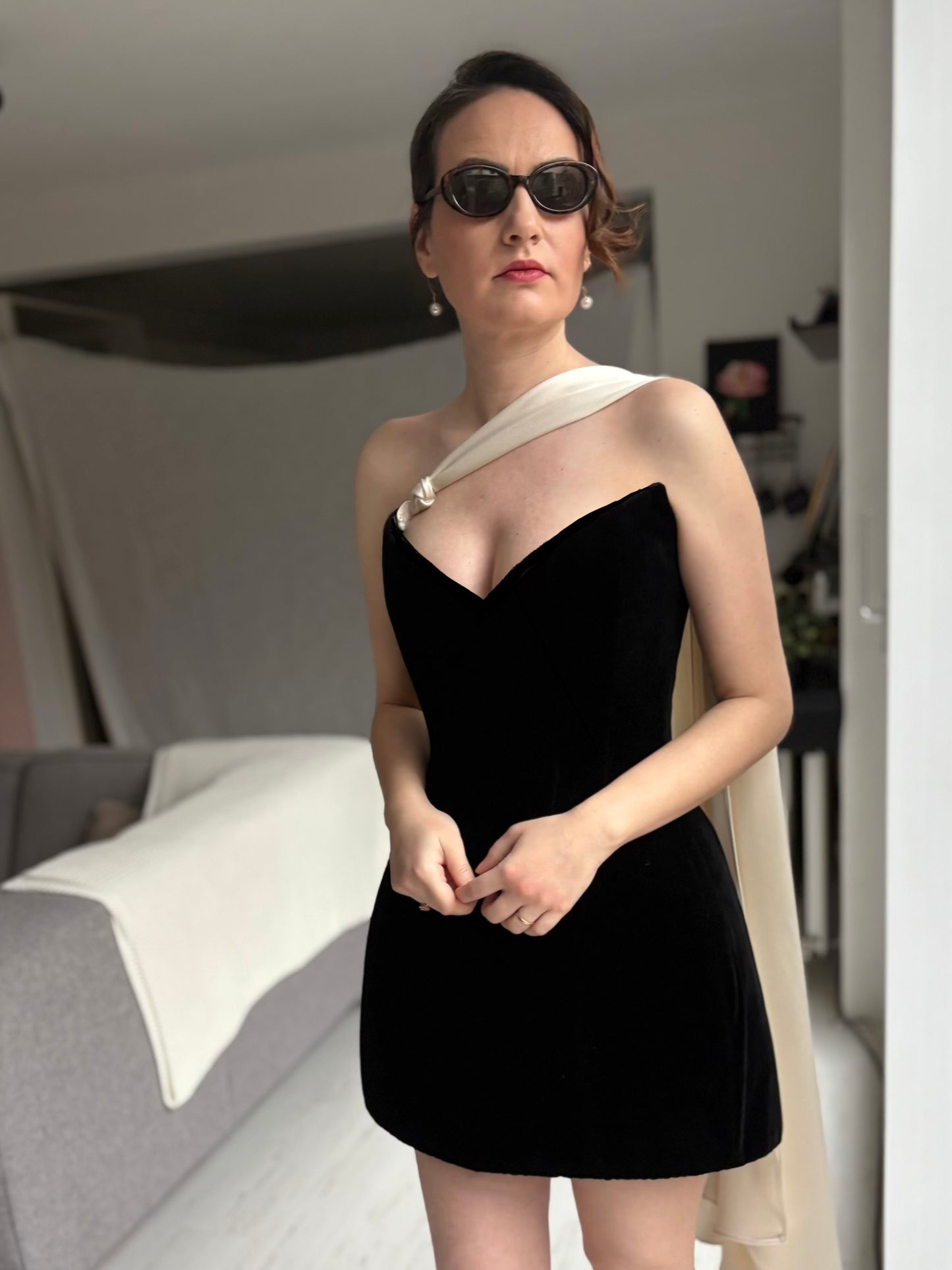 The Silent Noir Dress