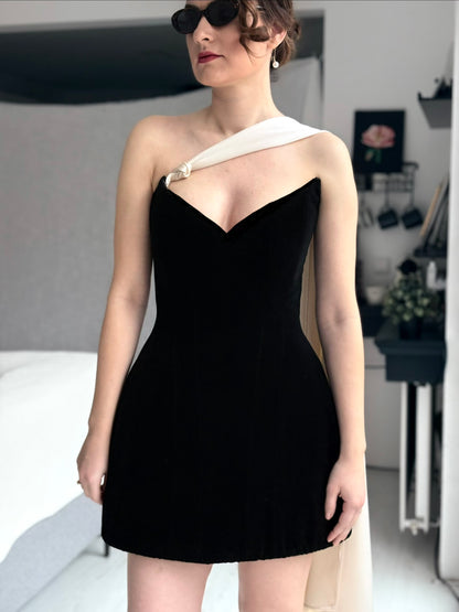 The Silent Noir Dress